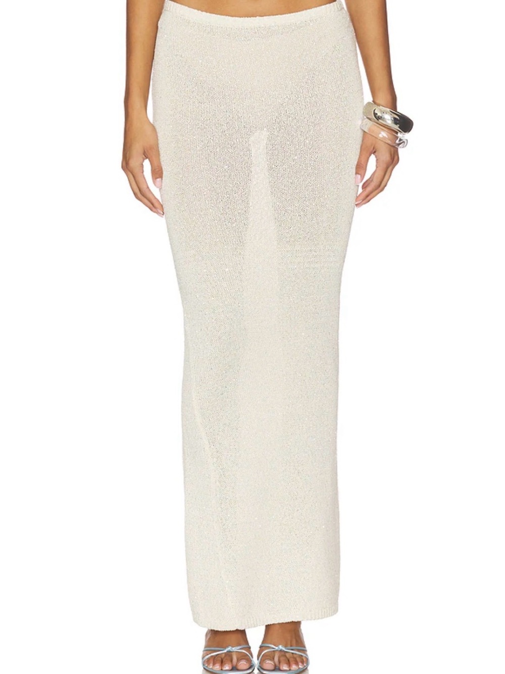 Carolina Skirt in Ivory Sequin
ASTA RESORT